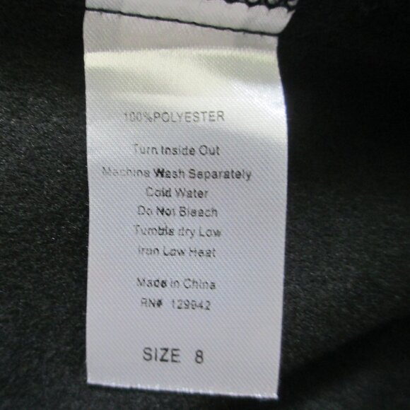 BTWEEN BLACK VEGAN LEATHER JACKET - Picture 7 of 8